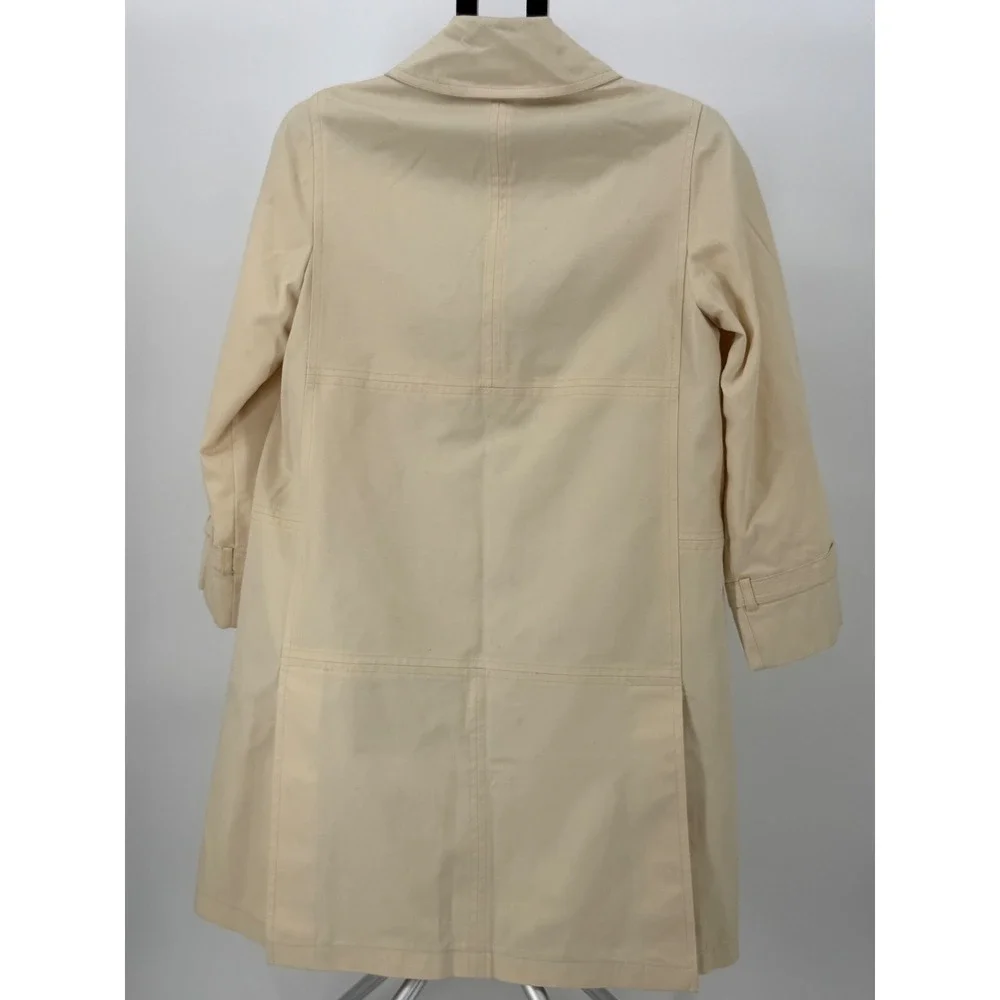 VTG London Fog Misty Harbor Wish Cream Yachtsman‎ Cloth Nautical Trench Coat 10